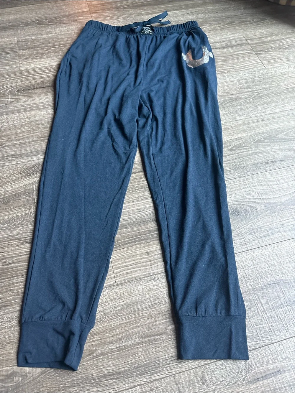 True Religion Men's Dark Navy Jogger lounge pants
